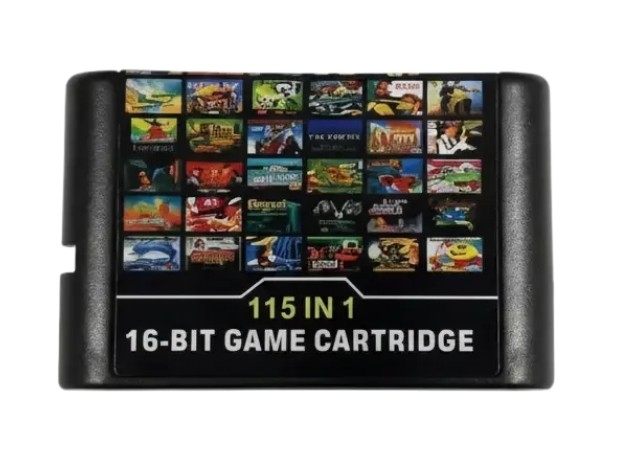&++ SEGA CARTUCHO MULTIPLE CONSOLA SEGA 115 EN 1 SIN REPETIR